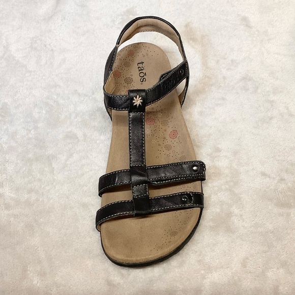 Taos Trophy Sandal in Black Womens Sz 9 - Picture 6 of 9